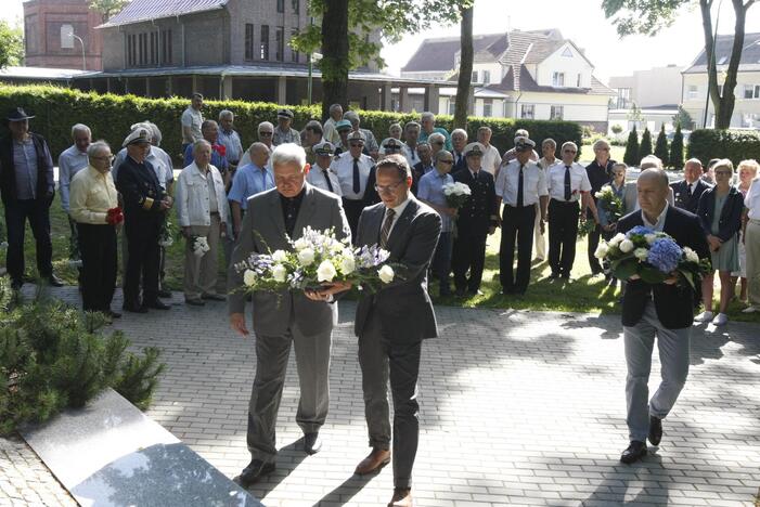 Žuvusios laivo "Linkuva" įgulos pagerbimas