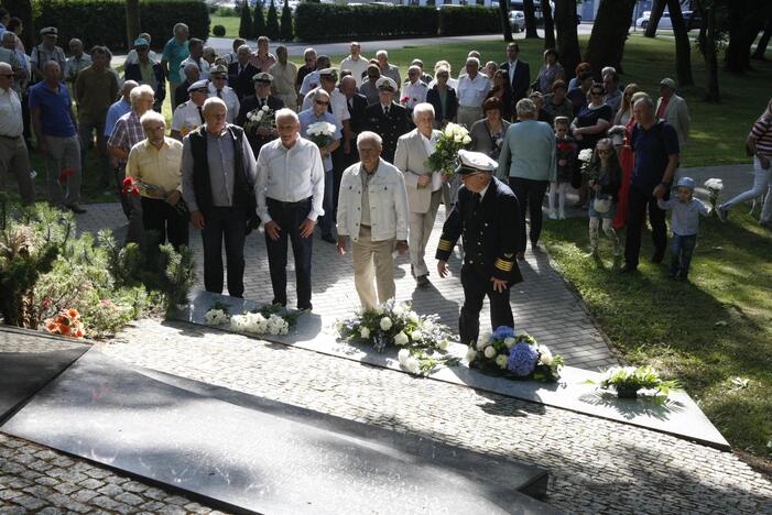 Žuvusios laivo "Linkuva" įgulos pagerbimas