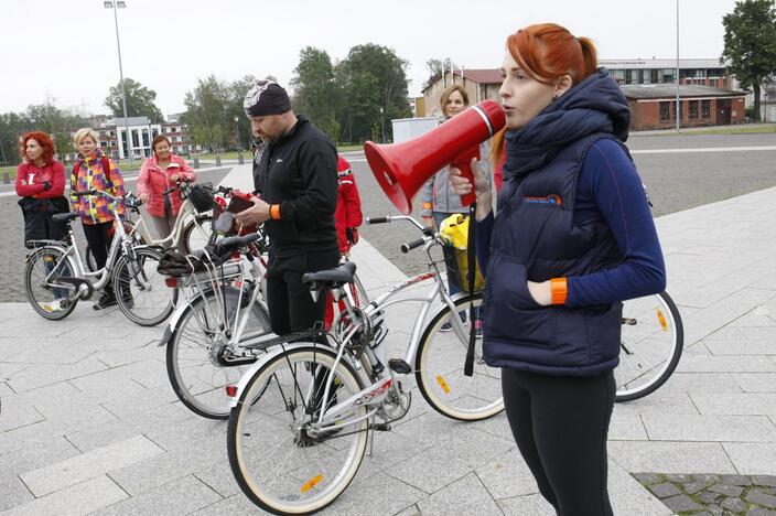 Savižudybių prevencijos dieną paminėjo dviračių žygiu