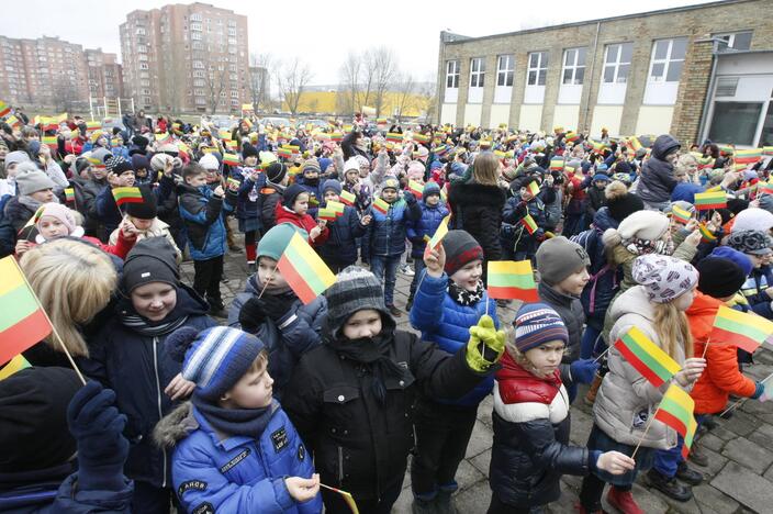 Mažieji patriotai jau atšventė Nepriklausomybės dieną