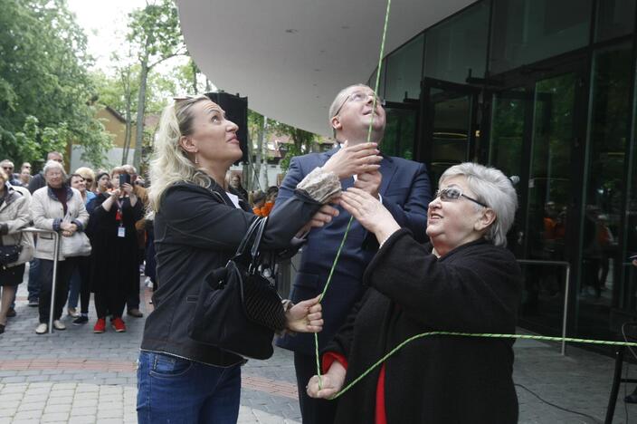 Stasio Povilaičio parašo atidengimas Palangoje