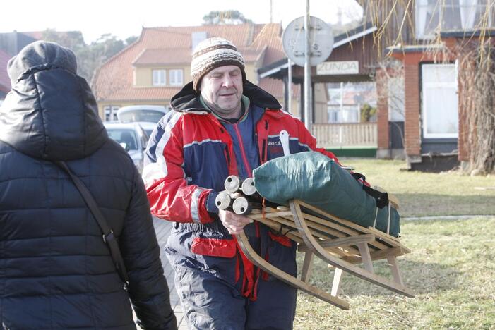 Žūklės malonumai – ant Kuršių marių ledo