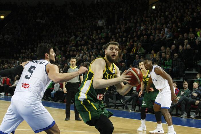 Lietuva – Italija. FIBA Pasaulio taurės atranka