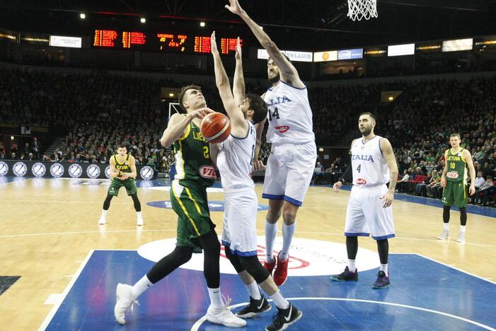 Lietuva – Italija. FIBA Pasaulio taurės atranka