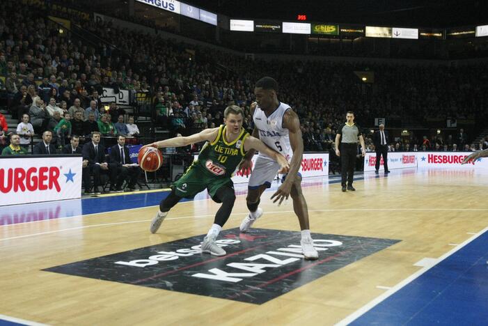 Lietuva – Italija. FIBA Pasaulio taurės atranka