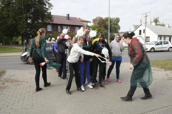 Klaipėdos valstybinėje kolegijoje - pirmakursių krikštynos