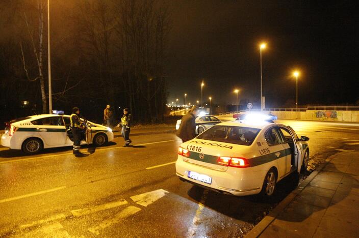 Naktinis policijos reidas Klaipėdos gatvėse