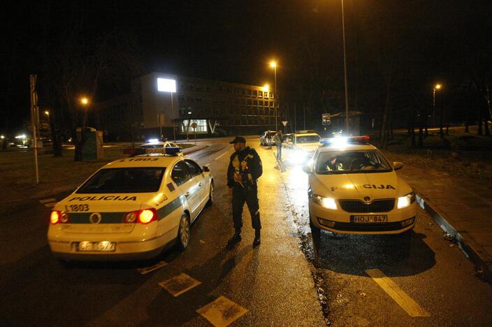 Naktinis policijos reidas Klaipėdos gatvėse