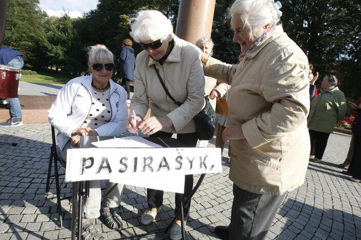 Žaliųjų piketas Klaipėdoje