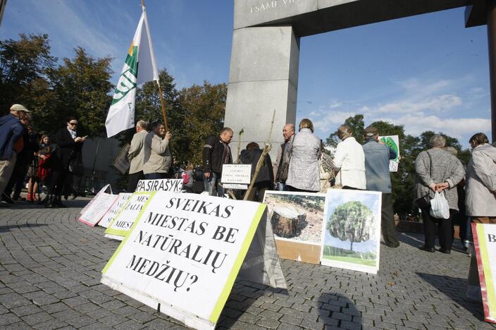 Žaliųjų piketas Klaipėdoje