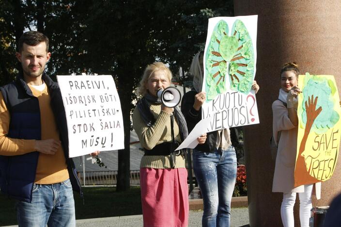 Žaliųjų piketas Klaipėdoje