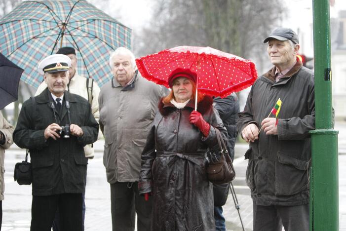 Vėliavos pakėlimas Klaipėdoje