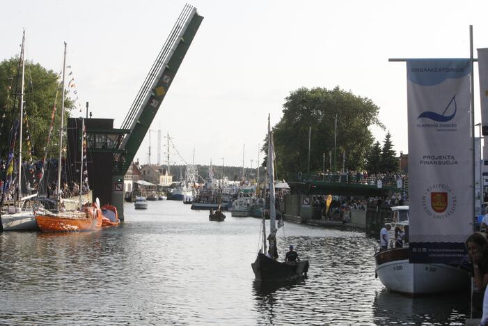 Smalsuoliai gėrėjosi „Dangės flotilės“ laivais