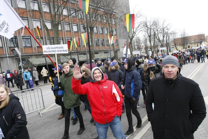 Klaipėdoje suplevėsavo Europos sporto vėliava