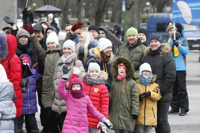 Klaipėdoje suplevėsavo Europos sporto vėliava