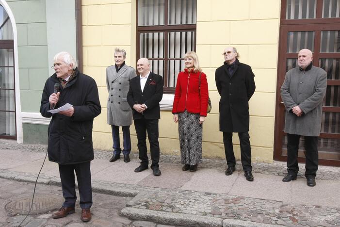 Legendiniam aktoriui V. Kancleriui – memorialinė lenta