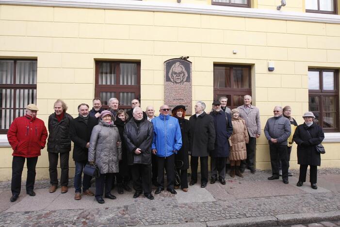 Legendiniam aktoriui V. Kancleriui – memorialinė lenta