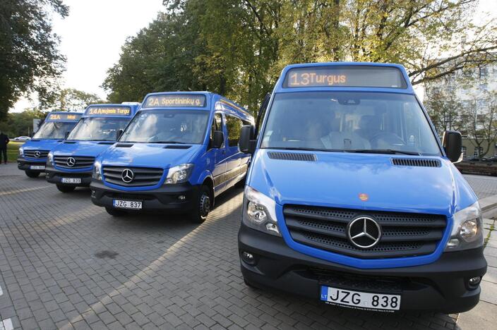 Klaipėdos gatvėse – nauji mažieji autobusai