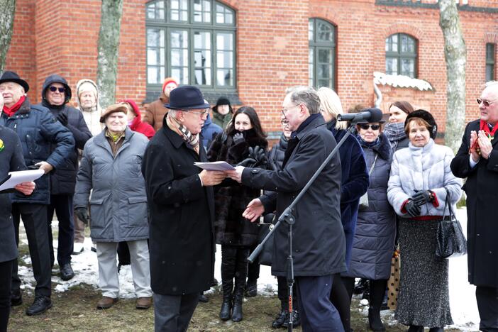  Alfonsui Žaliui biusto atidengimo ceremonija