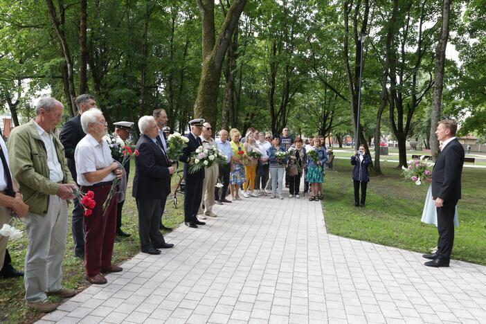 Žuvusios laivo „Linkuva“ įgulos pagerbimas