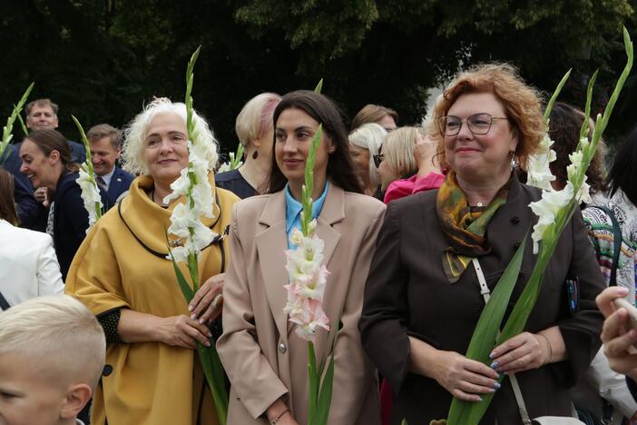 Lietuvininkų aikštėje – pirmoji pamoka