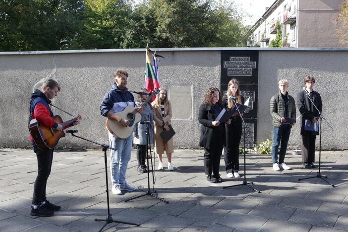 Lietuvos žydų genocido atminimo dienos minėjimas