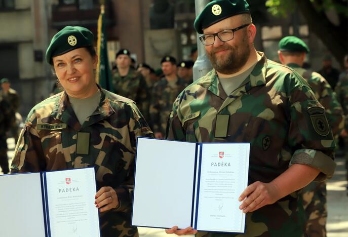 LŠS vadų keitimosi ceremonija