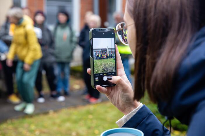 Mokytojų protesto eisena pėsčiomis iš Klaipėdos į Vilnių