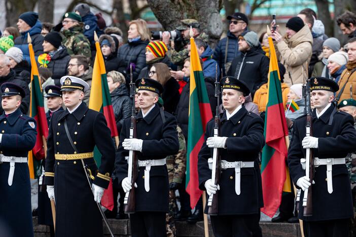 Trijų Baltijos valstybių vėliavų pakėlimo ceremonija