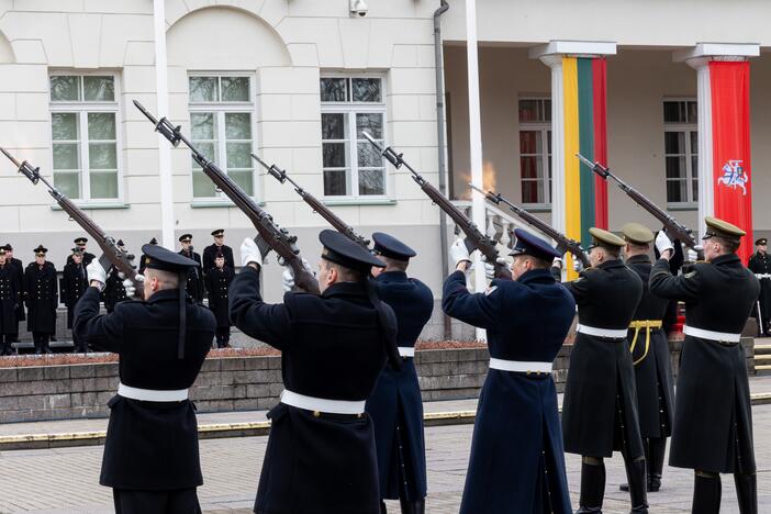 Trijų Baltijos valstybių vėliavų pakėlimo ceremonija