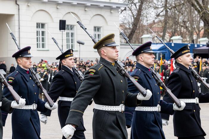 Trijų Baltijos valstybių vėliavų pakėlimo ceremonija