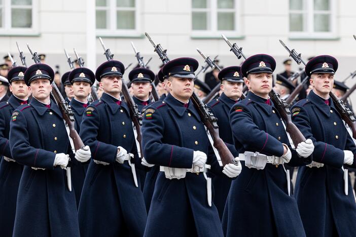 Trijų Baltijos valstybių vėliavų pakėlimo ceremonija