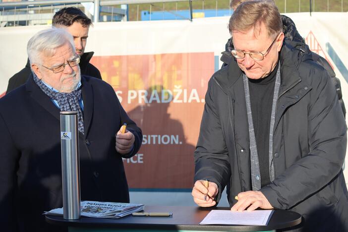 Klaipėdos pilies bokšte – laiškas ateities kartoms