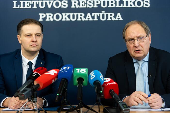 Spaudos konferencija dėl tiriamos VMVT galimos korupcijos bylos