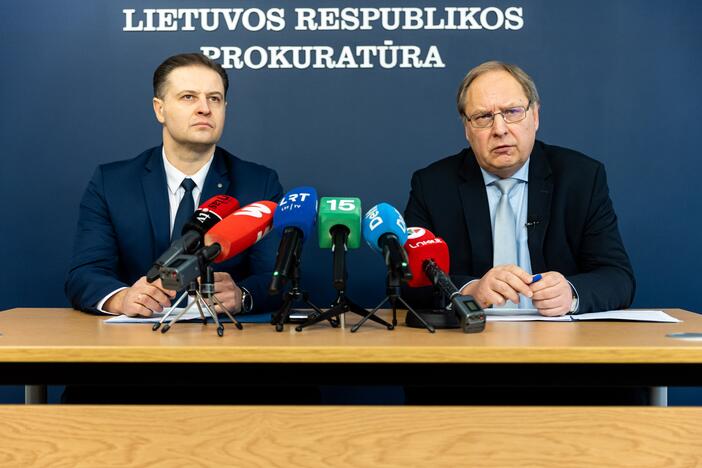 Spaudos konferencija dėl tiriamos VMVT galimos korupcijos bylos