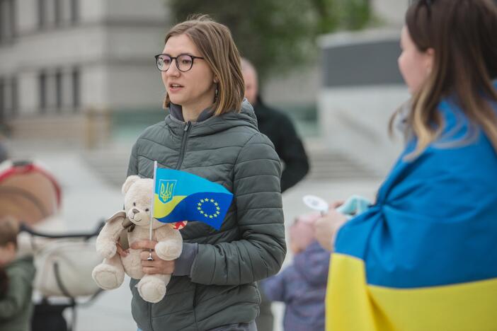 Ukrainos palaikymo akcija „Tai gali būti Jūsų vaikas“ 