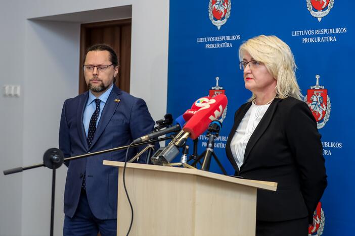 Spaudos konferencija dėl galimų Jurbarko politikės sūnų nusikaltimų