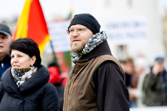 Lietuvos šeimų sąjūdžio mitingas