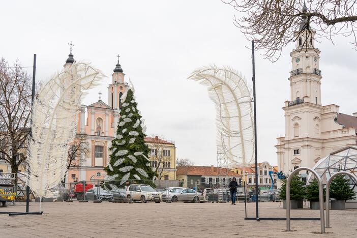 Pristatyta Kauno kalėdinė eglutė 