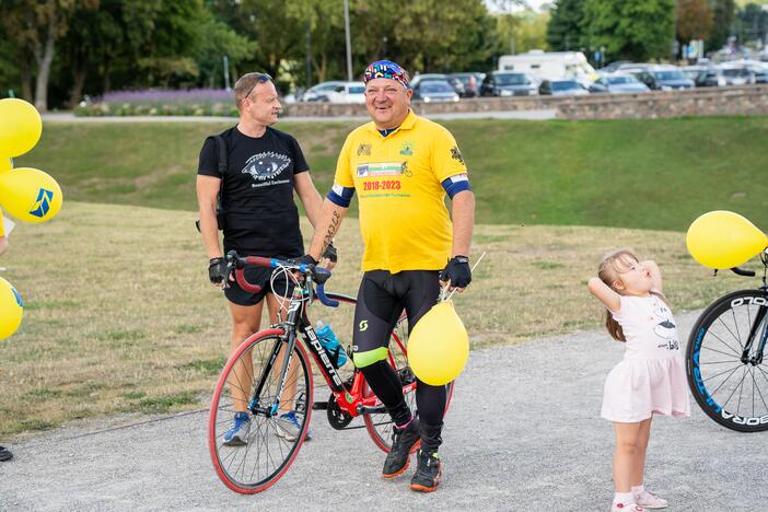 Žygio „Galiu daugiau, nei Tu manai“ dalyviai pasiekė Kauną