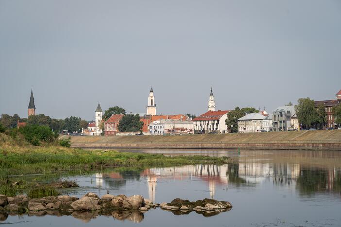 Kaune pradėtos pėsčiųjų tilto per Nemuną statybos