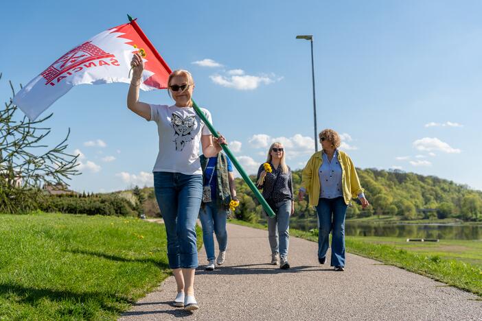 Protesto akcija Žemuosiuose Šančiuose