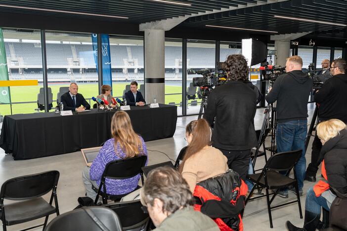 Pristatytas stadiono ir halės valdytojas