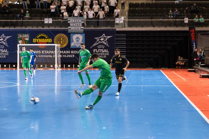 UEFA FUTSAL „Kauno Žalgirio“ ir „AEL“ ekipų dvikova