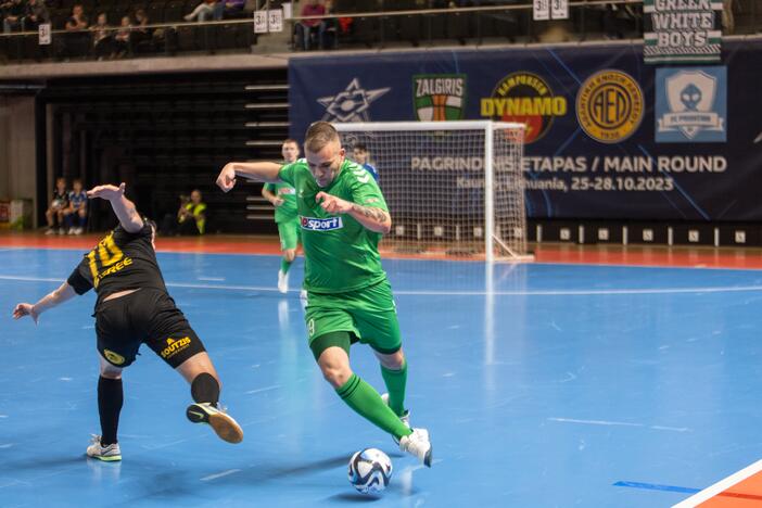 UEFA FUTSAL „Kauno Žalgirio“ ir „AEL“ ekipų dvikova