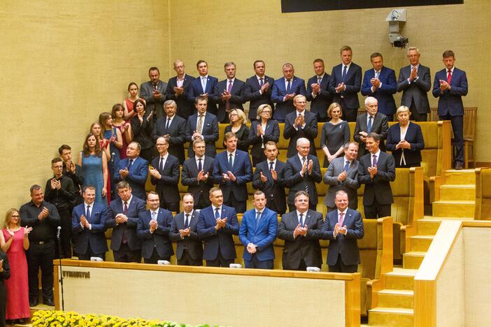 G. Nausėdos priesaikos ceremonija Seime