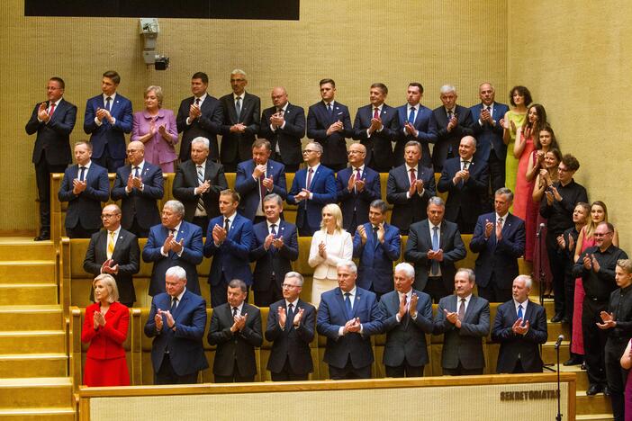 G. Nausėdos priesaikos ceremonija Seime