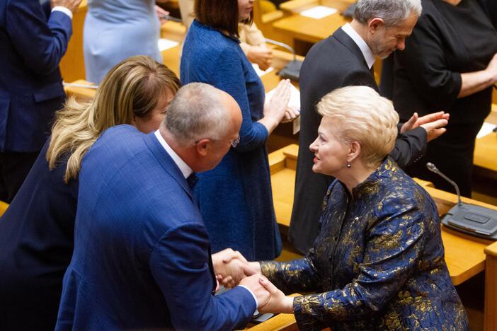 G. Nausėdos priesaikos ceremonija Seime