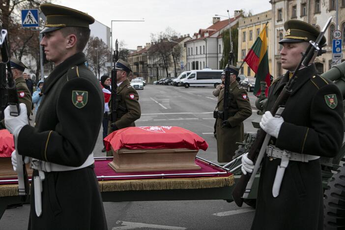 Iškilmingos sukilimo vadų laidotuvės