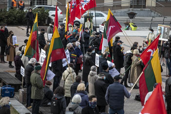 Prie Seimo – A. Jakubausko palaikymo mitingas